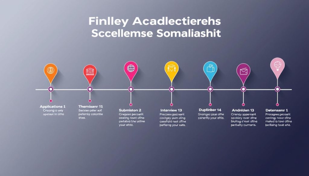 Finley Scholarship Timeline