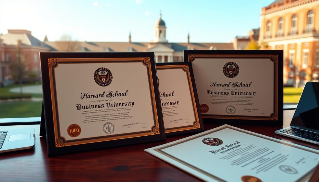 harvard online business school certificates